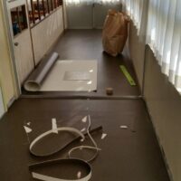 K保育園 床CFシート貼り替え工事